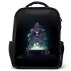 Schaduwmagië in de ketel Rugzak - Zwart middel -3d