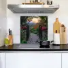 Landschap - Hek - Pad - Zonsondergang - Natuur Inductie beschemer met haakjes middel -sfeer2