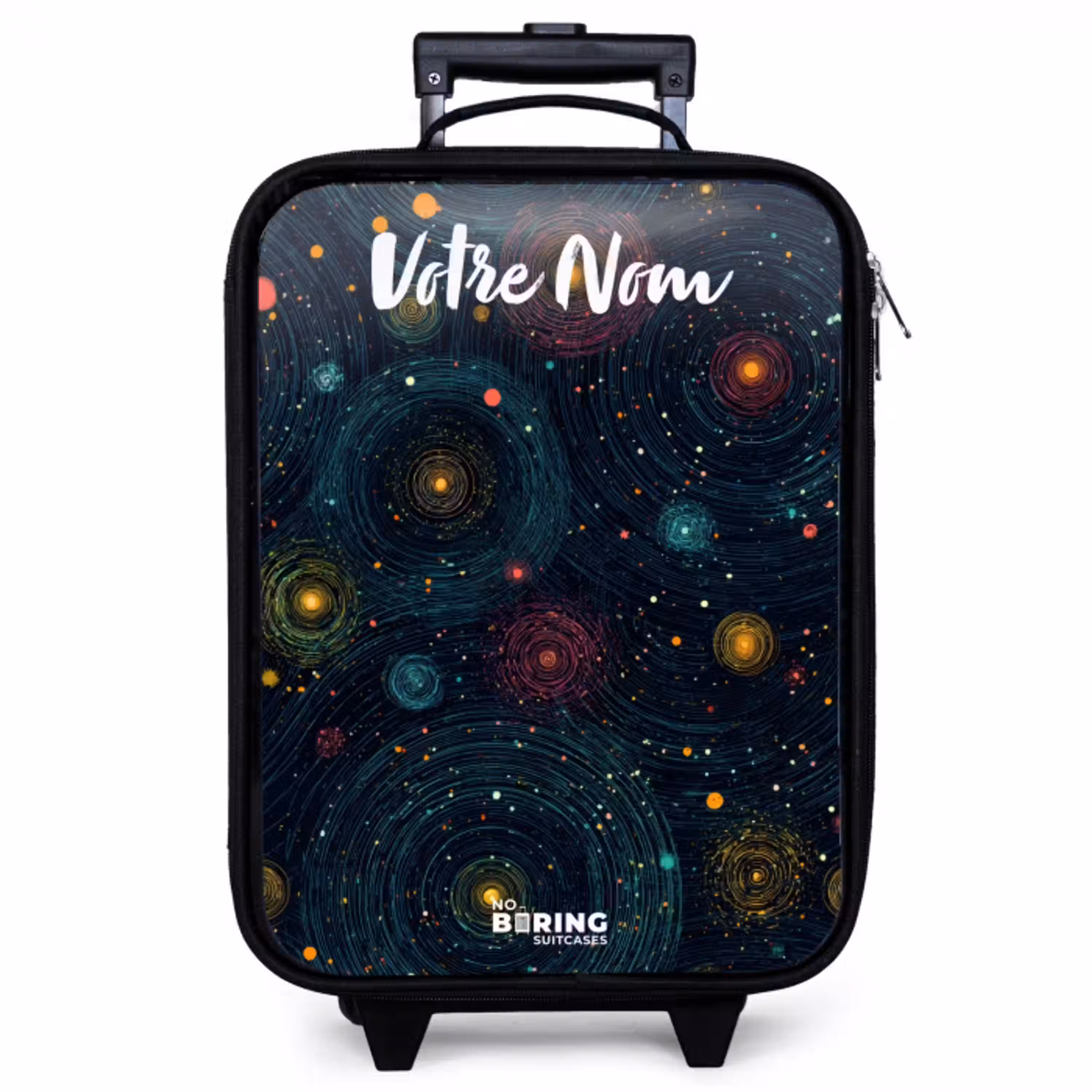 Sterren - Planeten - Kleurrijk Kinderkoffer - Zwart klein -zzz_website3d