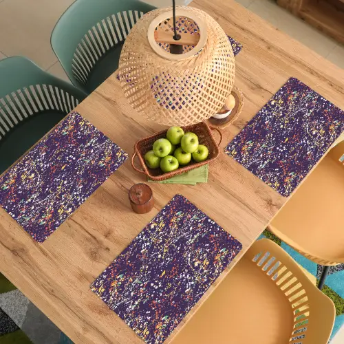 Spat - Abstract - Stippen Placemat vinyl groot 368 -zzsfeer5_Kitchenyeah-website