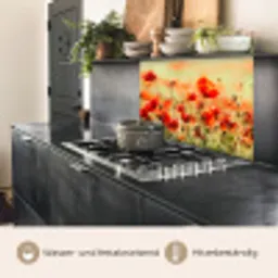 Klaprozen - Bloemen - Rood - Bloemenveld keuken achterwand 2 middel -usp_DE