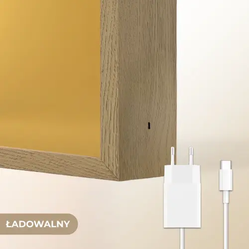 Hamster - Nootje - Geel - Knaagdier Light Box met batterij (Wandlamp kind) middel -USP_websiteoplaadbaarNL