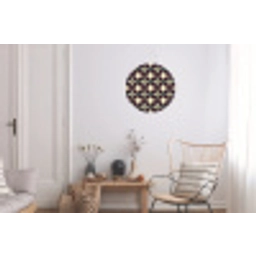 Cirkel - Retro - Kleurrijk Wandcirkel aluminium klein 190 -woonkamer
