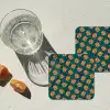 Groen - Disco - Patroon onderzetter kurk middel 366 -sfeer4