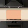 Patroon - Oranje - Lijnen keuken achterwand spatscherm klein 900 -sfeer1