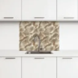Waaierstructuren - Beige - Vezeltextuur keuken achterwand 2 middel 865 -3d