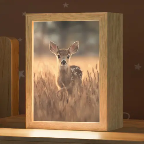 Hert - Graanveld - Bruin Light Box met kabel klein -zzz_3d_website
