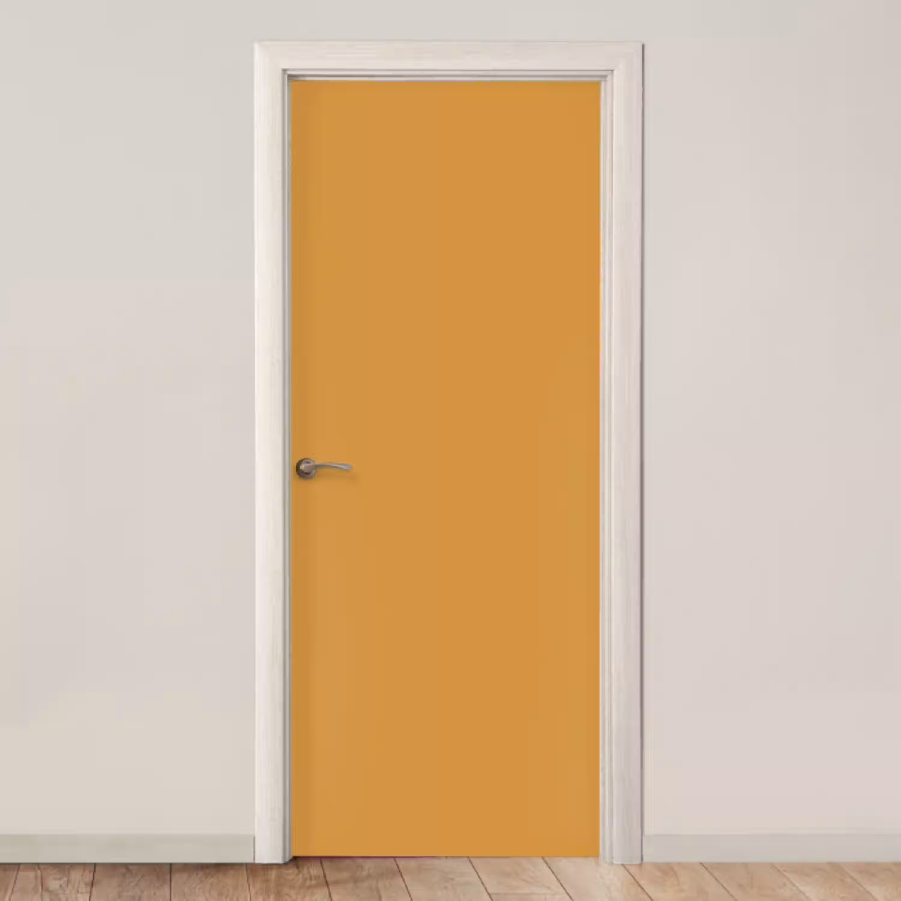 Autumn - Mustard - Geel deurposter klein 289 -3d_beige