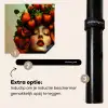 Vrouw - Aardbeien - Kroon Inductie beschermer vinyl 3mm middel -zzzzzzz-induclip_NL