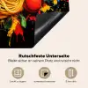 Spaghetti - Graffiti - Verf - Kleurrijk - Eten - Modern Inductie beschermer vinyl 3mm middel -tsfeer4_DE