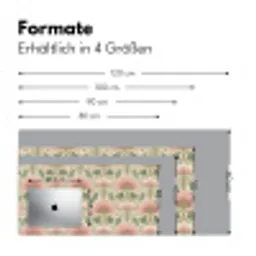 Klassiek - Patroon - Roze Muismat XXL klein 681 -ysfeer5_duits