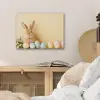 Eieren -  Konijn - Pasteltinten PET vilt klein -sfeer3