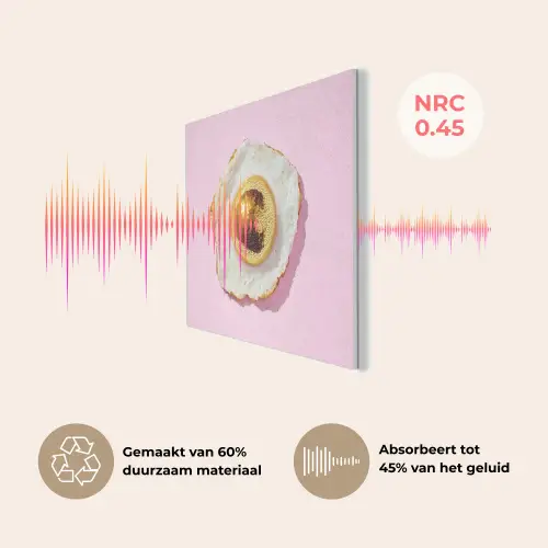 Ei - Disco - Ontbijt - Glitter PET vilt klein -USP_NL