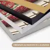 Kerstsfeer - Landelijk - Rood Textielframe zwart klein -USP_kleurenNL