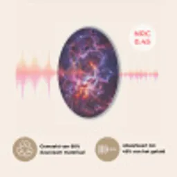 Space - Stars - Abstract - Colorful Akoestische PET Vilt - Rond klein -USP_NL