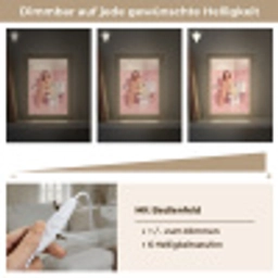 Roze - Retro - Vrouw Light Box met kabel (Tafellamp) klein -USP_dimbaarDE