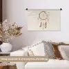 Dromenvanger - Bohemian - Boho - Pastel kleuren Wandkleed katoen klein -sfeer1