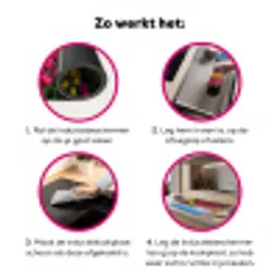 Tulpen - Holland - Molen - Kleurrijk Inductie beschermer vinyl 3mm klein -wsfeer9_website