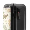 Dino patroon in pastelkleuren NBS - Handbagage koffer - Volwassenen Unisex middel -slot