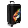 Kleurrijke voetbal schoen NBS - Handbagage koffer - Unisex middel -productfoto_3d