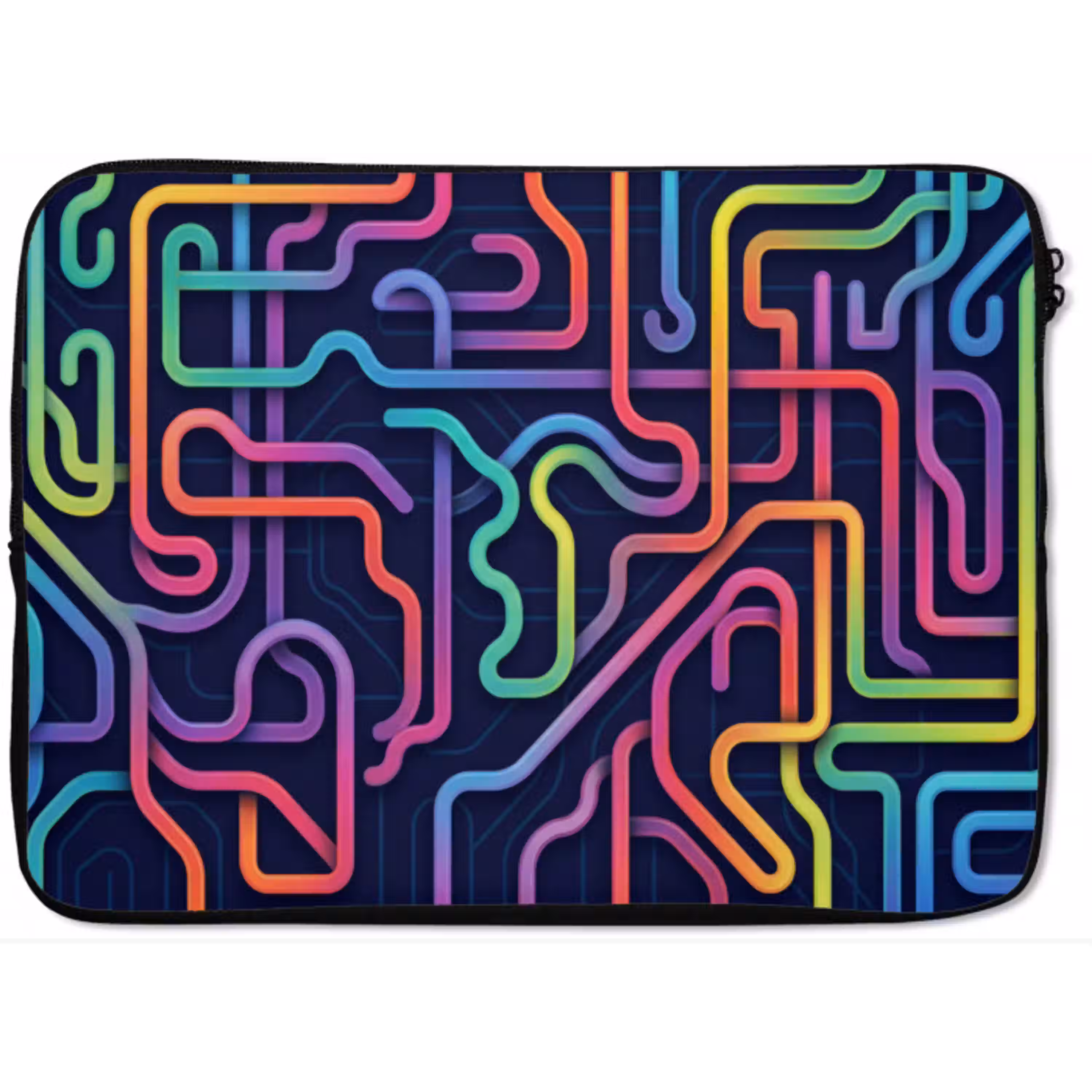 Retro - Abstract - Neon laptophoes neopreen klein -zkaufland3dotto