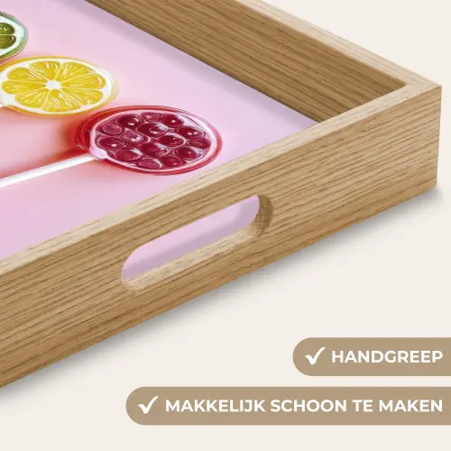 Lolly - Snoep - Citrus Dienblad Rechthoek middel -USP_HandgreepNL