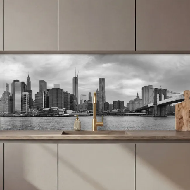 Revestimiento cocina - Skyline - Puente - Edificios - Incoloro