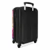 Roze regenboogkatje Koffer - NBS - Handbagage middel -achterkant