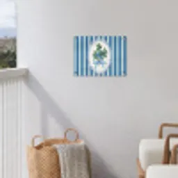 Illustratie - Bessen - Blauw - Strepen tuinposter los doek klein -sfeer8