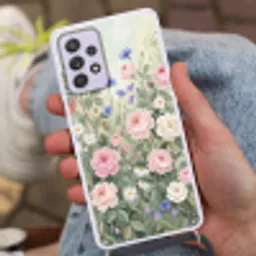 Bloemen - Tuin - Natuur - Kleurrijk Hoesje Samsung Galaxy A52 5G met koord klein -sfeer3