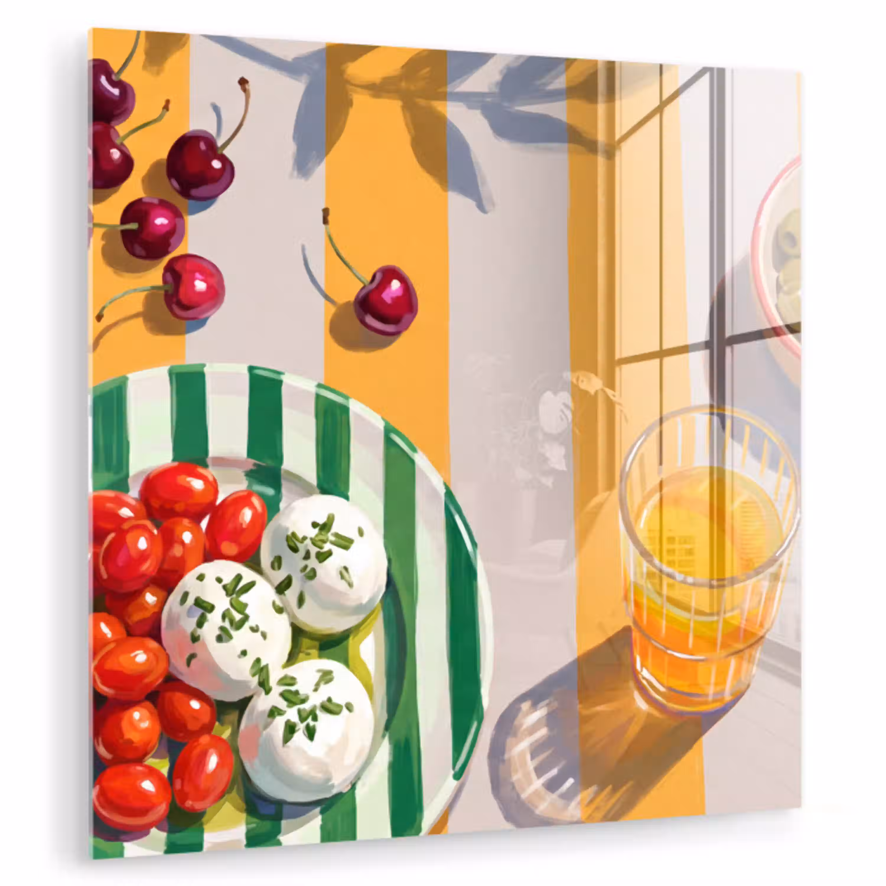 Eten - Zomer - Kleurrijk plexiglas 5mm klein -zzzproduct_nieuw