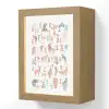 Alfabet - Educatief - Letters leren voor kinderen - Wilde dieren - Kleurrijk Light Box met kabel (Wandlamp kind) klein -3d