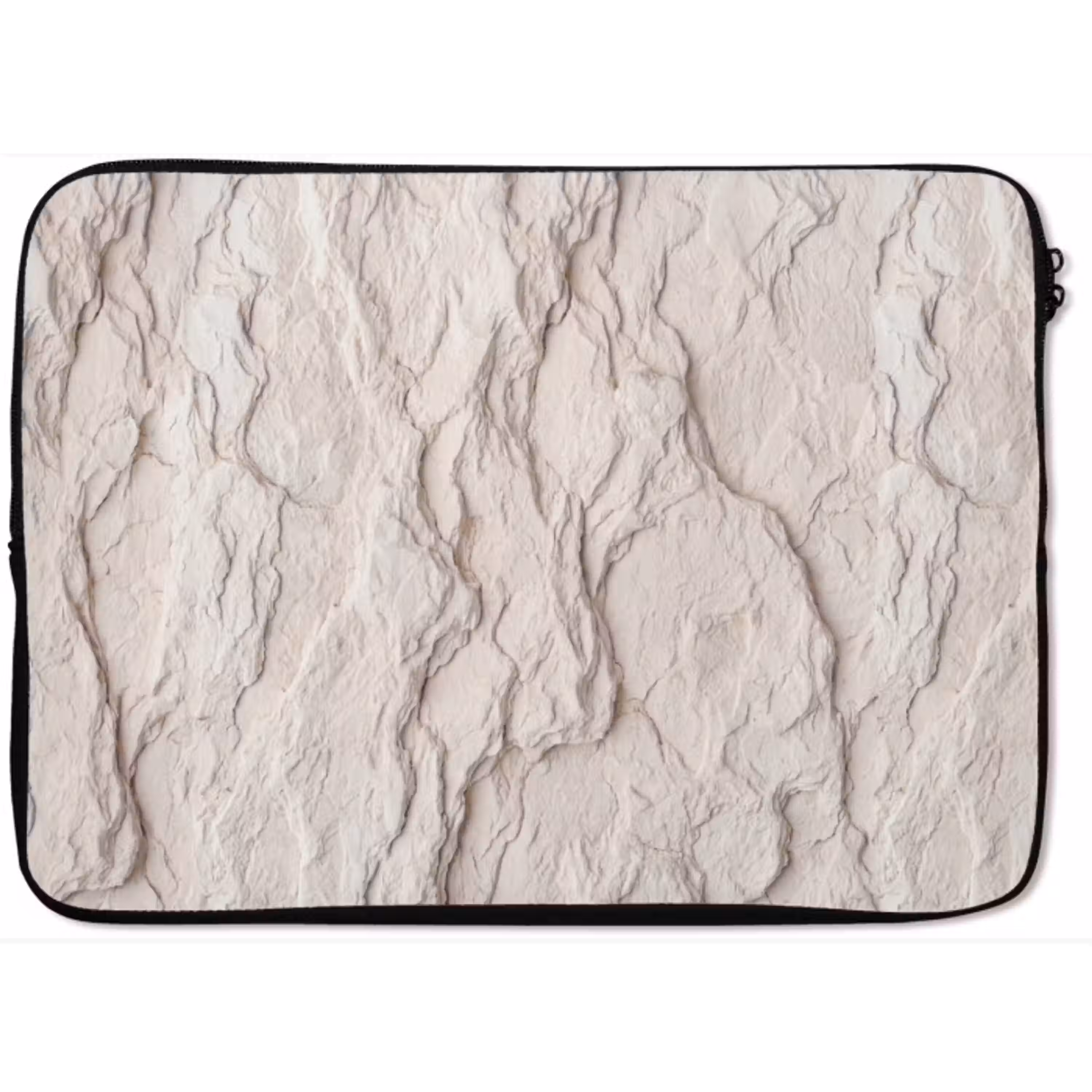 Rots - Structuur - Natuur - Beige - Abstract laptophoes neopreen klein -zkaufland3dotto