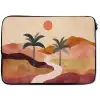 Heuvels - Palmbomen - Abstract laptophoes neopreen klein -zkaufland3dotto