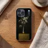 Bloembollen - Wit - Vaas - Minimalistisch Telefoonhoesje iPhone 17 Pro Max klein -sfeer1