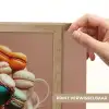 Vrouw - Macarons - Bril Light Box met batterij (Wandlamp) middel -USP_websiteprintNL