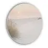 Horizon - Duinlandschap - Zand Akoestische PET Vilt - Rond klein -3d
