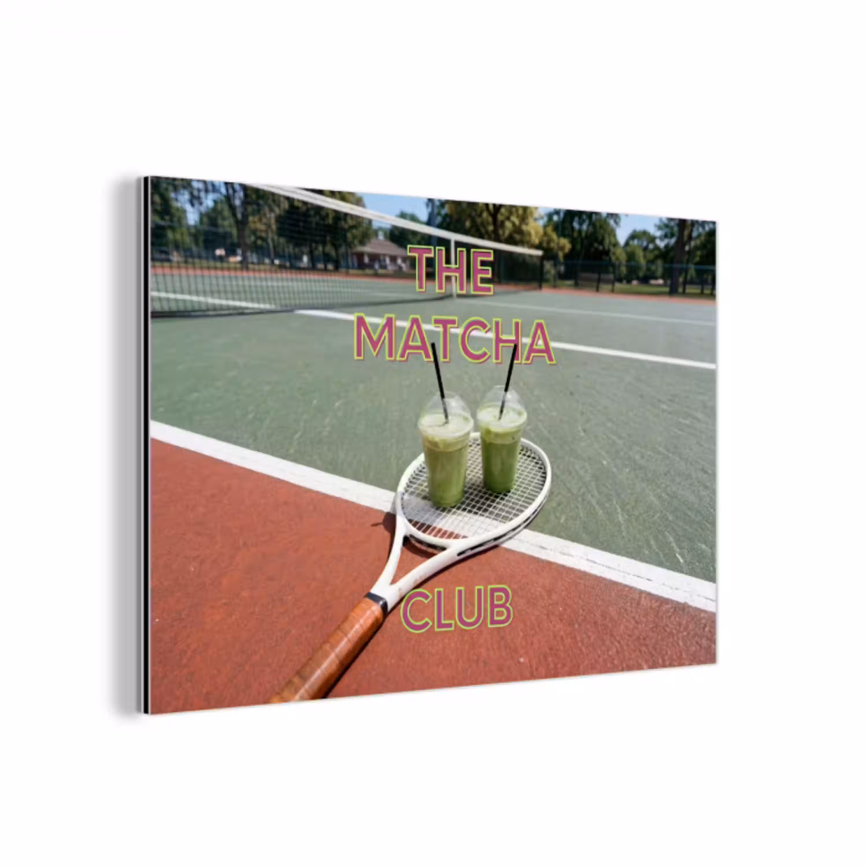 Matcha Club - Tennis - Matcha aluminium wit klein -3d