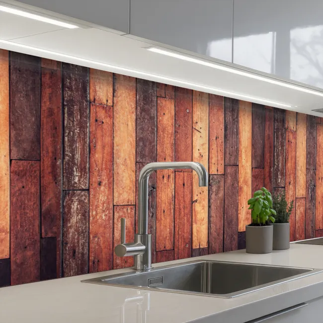 Plank - Vintage - Patroon keuken achterwand 2 middel 871 -3d_schuin