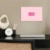 Bisou - Roze - Schaduw poster papier klein -sfeer1