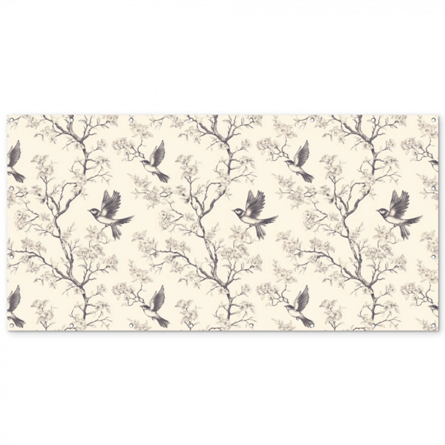 Takken - Vogels - Beige Balkonbeschermer Duitsland klein 596 -zz_3d
