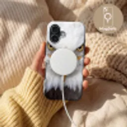 Amerikaans - Zeearend - Portret - Geel Toughcase MagSafe Apple iPhone 17 klein -USP_MagsafeV
