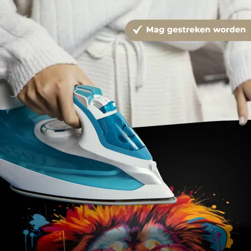 Kleurrijke leeuw in graffiti stijl Wandkleed katoen klein -sfeer9