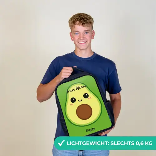 Kawai - Avocado - Groen Rugzak - Zwart middel -sfeer7_NL