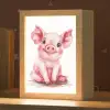 Varken - Roze - Baby dier - Boerderij dieren Light Box met kabel klein -zzz_3d_website