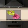 Planten - Anthurium - Groen - Roze keuken achterwand spatscherm klein -sfeer1