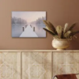 Steiger - Meer - Mist - Winter - Serene PET vilt klein -sfeer4