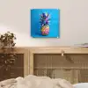 Ananas - Blauw - Tropisch - Vrolijk plexiglas 5mm klein -sfeer4