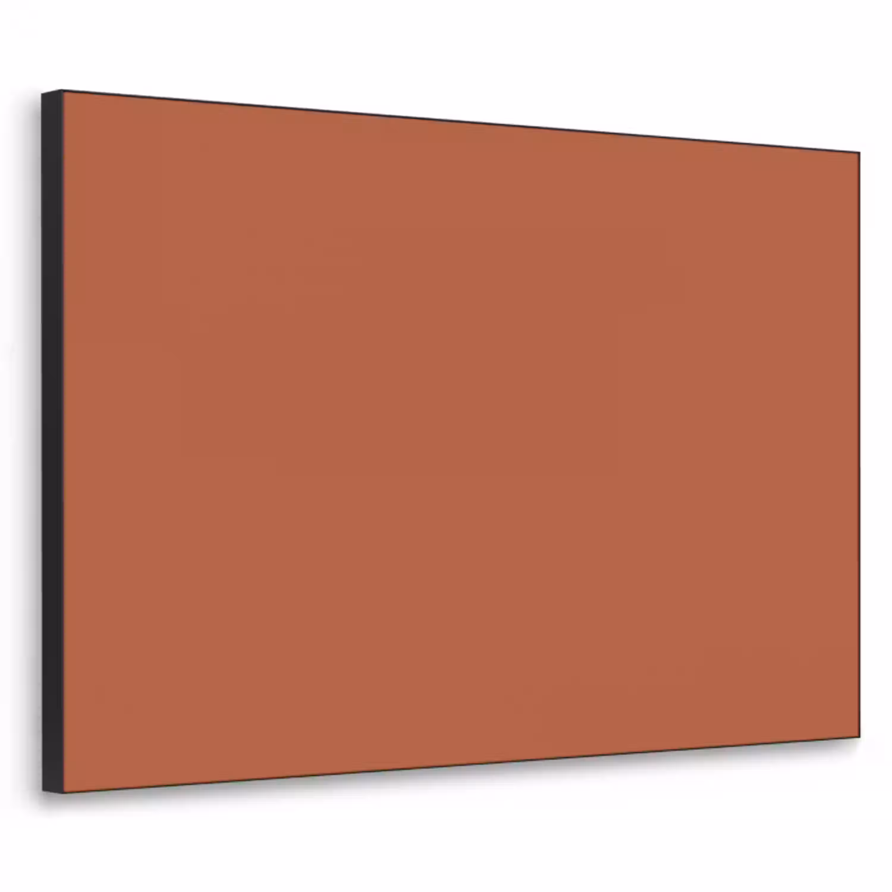 Burnt - Sienna - Oranje Textielframe zwart klein 947 -3d