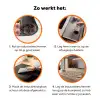 Bloemen - Bladeren - Kleurrijk Inductie beschermer vinyl 3mm klein 276 -zzzzzzz-td-werking
